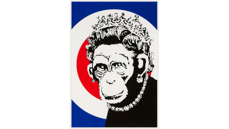 2004 Banksy Monkey Queen