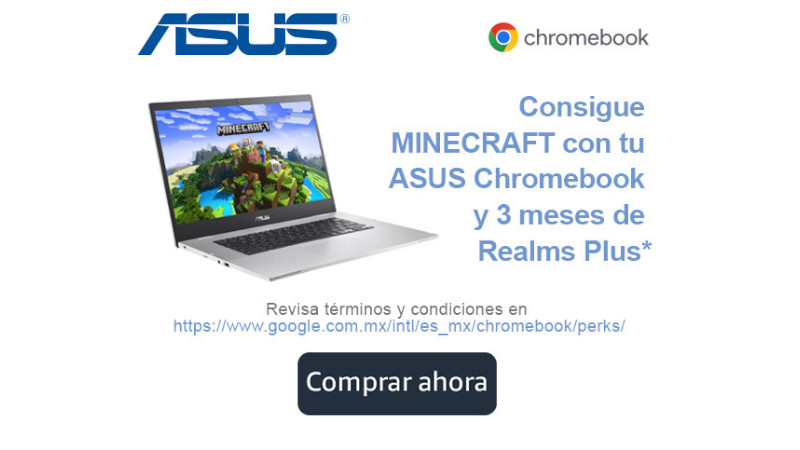 ASUS Chromebook Minecraft