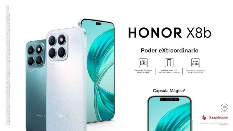HONOR lanza en México los nuevos HONOR X8b y HONOR X7b, modelos con poder eXtraordinario