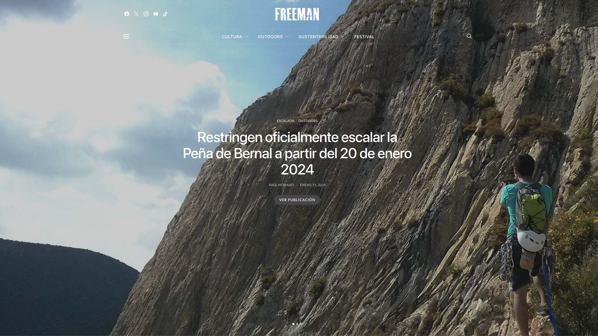 Restringen oficialmente escalar la Peña de Bernal a partir del 20 de enero 2024