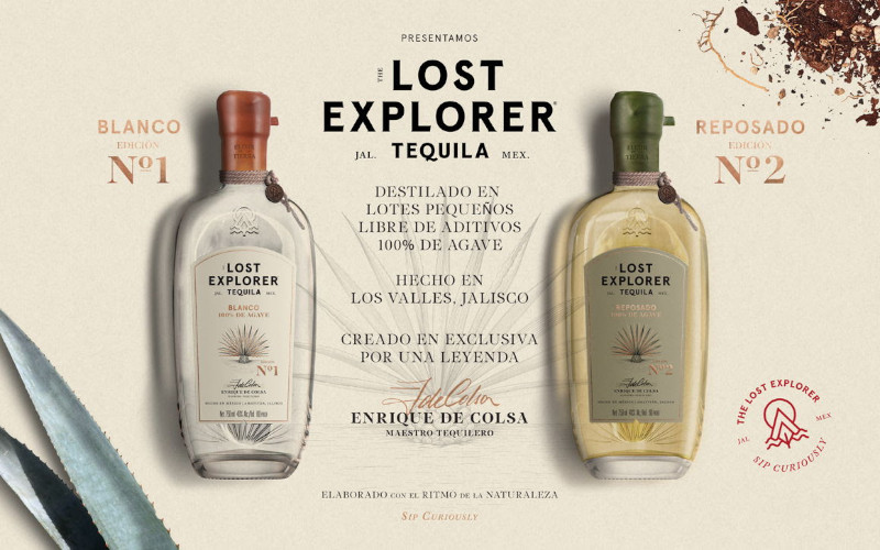 The Lost Explorer viaja al Valle de Jalisco con una nueva línea de Tequila a cargo de Enrique de Colsa