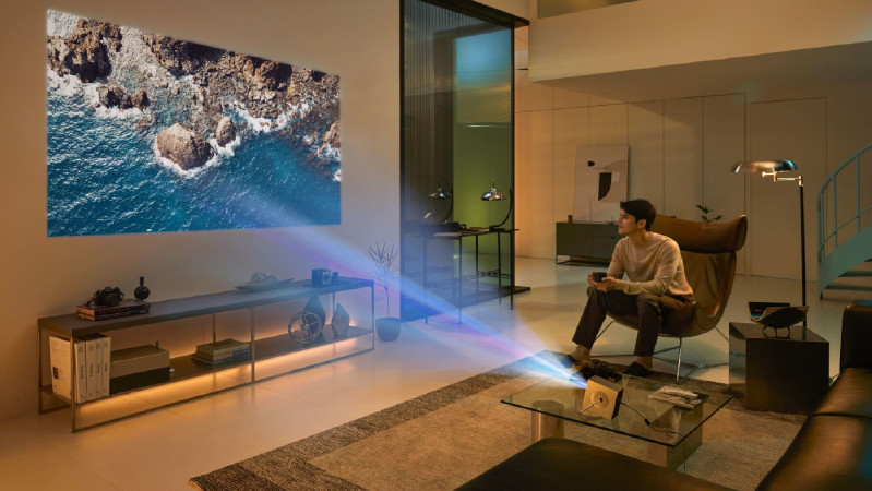 Llega al mercado global el proyector LG CineBeam Q para ofrecer la mejor experiencia cinematográfica 4K y diseño estético
