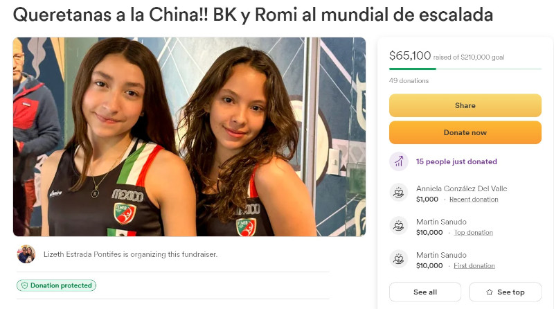 Rebeca y Romina, las escaladoras que quieren llegar al Mundial en China 
