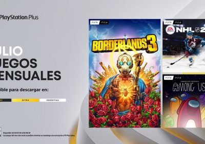 Juegos Mensuales de PlayStation Plus para julio: Borderlands 3, NHL 24, Among Us