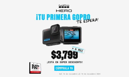 Las nuevas GoPro a súper descuento por el Buen Fin