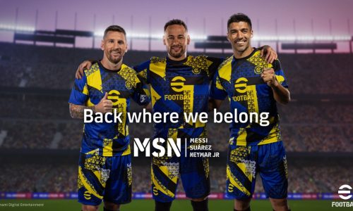 El legendario trío «MSN» vuelve al terreno de juego en eFootball